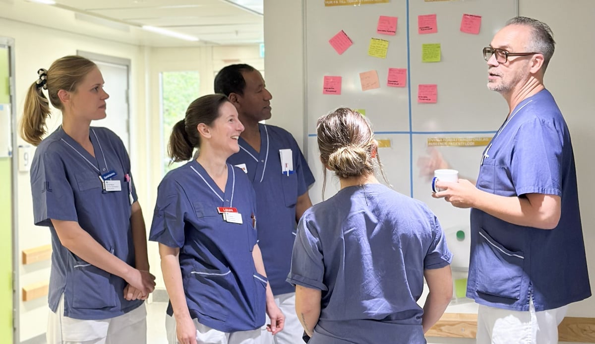 Teamet på infektionskliniken