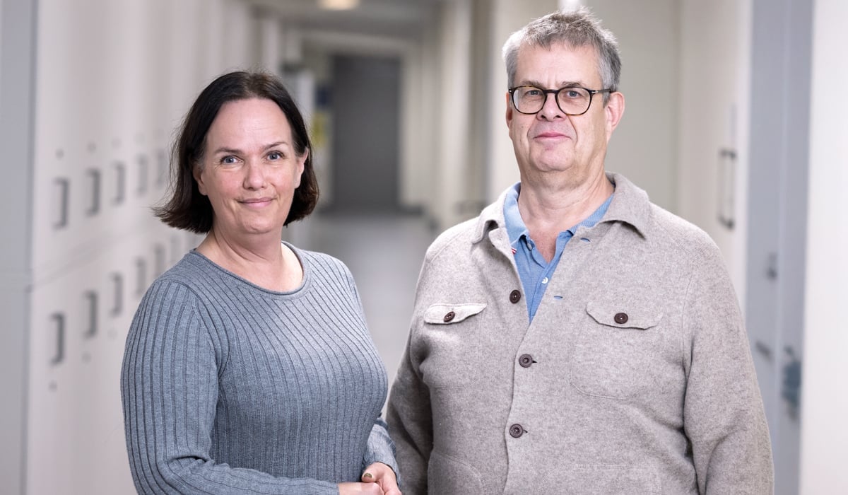 Caroline Hällsjö Sander och Erik Näslund