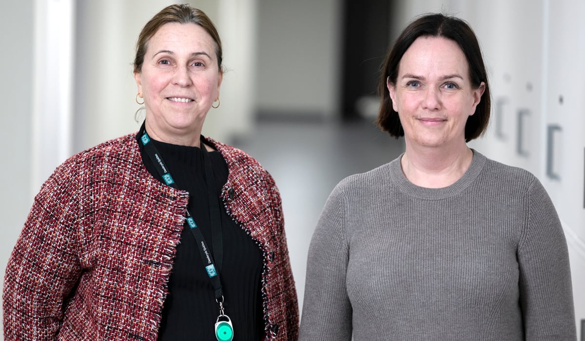 Corinne Pedroletti och Caroline Hällsjö Sander