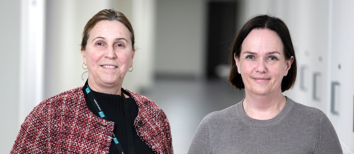 Corinne Pedroletti och Caroline Hällsjö Sander