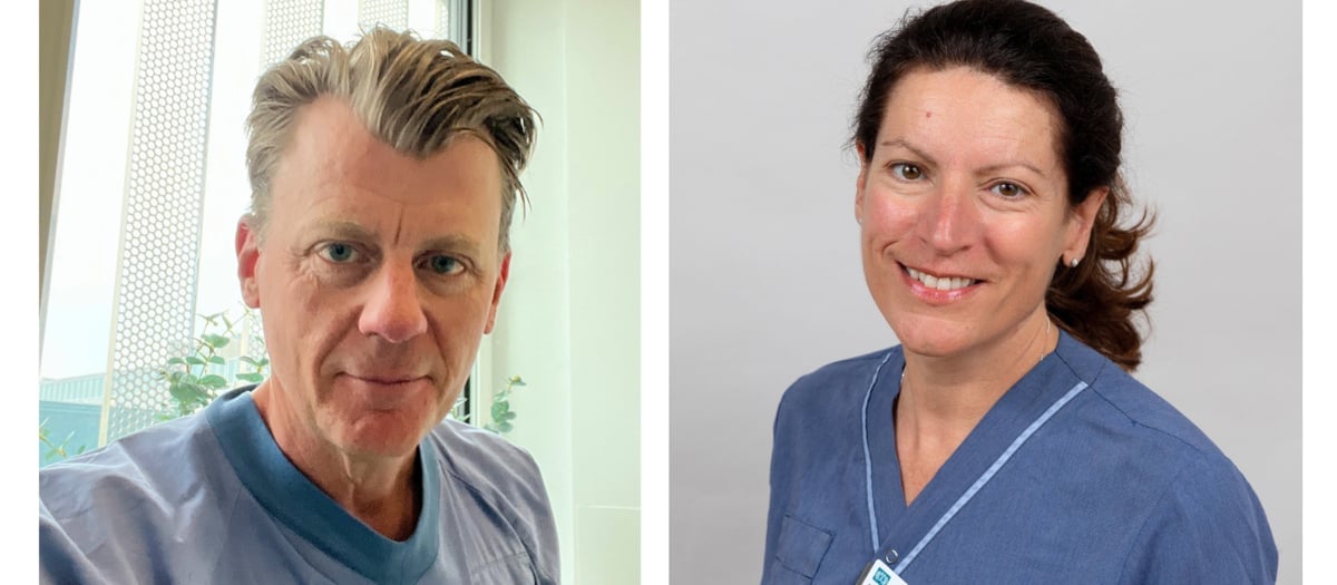 Jonas Persson, överläkare, docent, Hjärtkliniken, Danderyds sjukhus och Karolinska Institutet och Samantha Rutherford Lörstad, medicinskt ledningsansvarig överläkare på IMA, Danderyds sjukhus