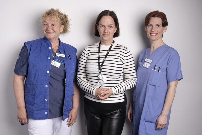 Caroline Hällsjö Sande, Anna Bond och Susann Björkbacka