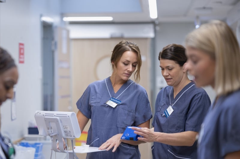 Sjuksköterskor i arbete