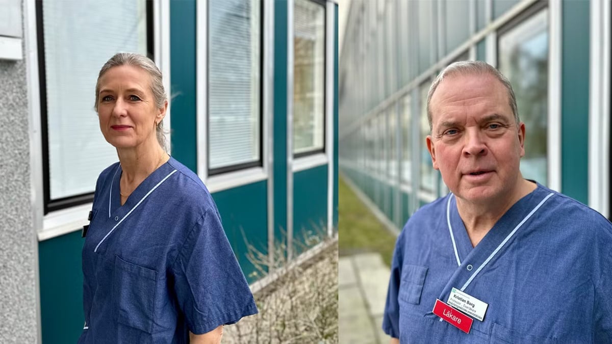 Marika Möller och Kristian Borg Rehabiliteringsmedicinska universitetskliniken