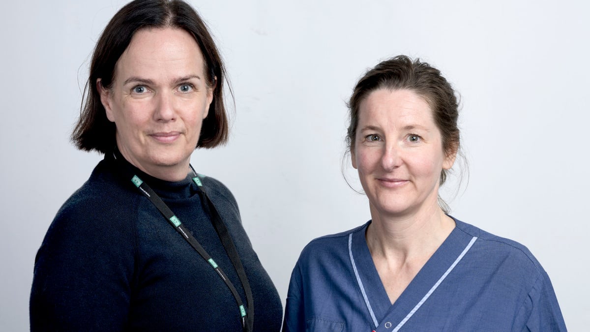 Caroline Hällsjö Sander och Tove Ristner