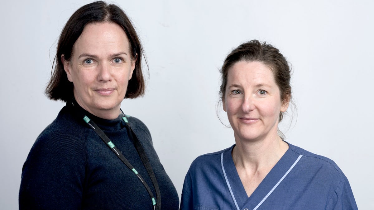 Caroline Hällsjö Sander och Tove Ristner