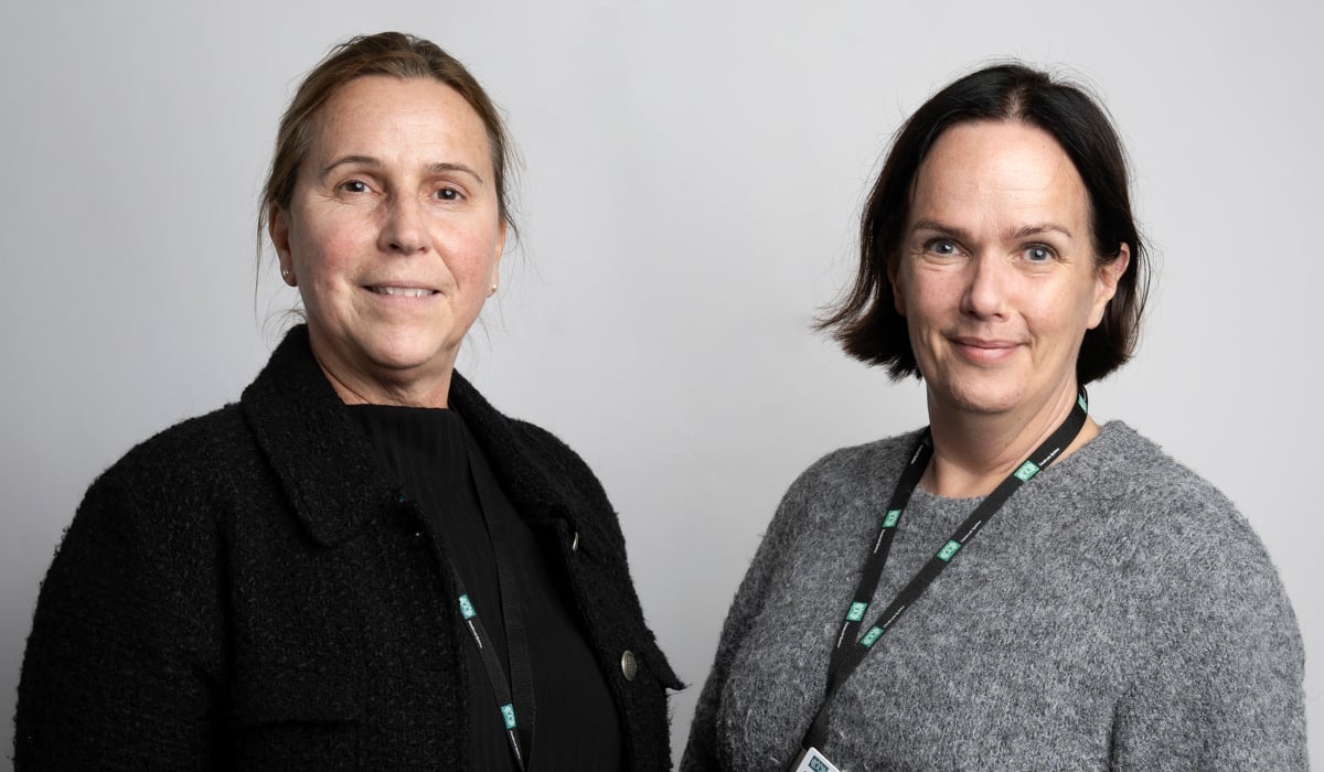 Corinne Pedroletti och Caroline Hällsjö Sander